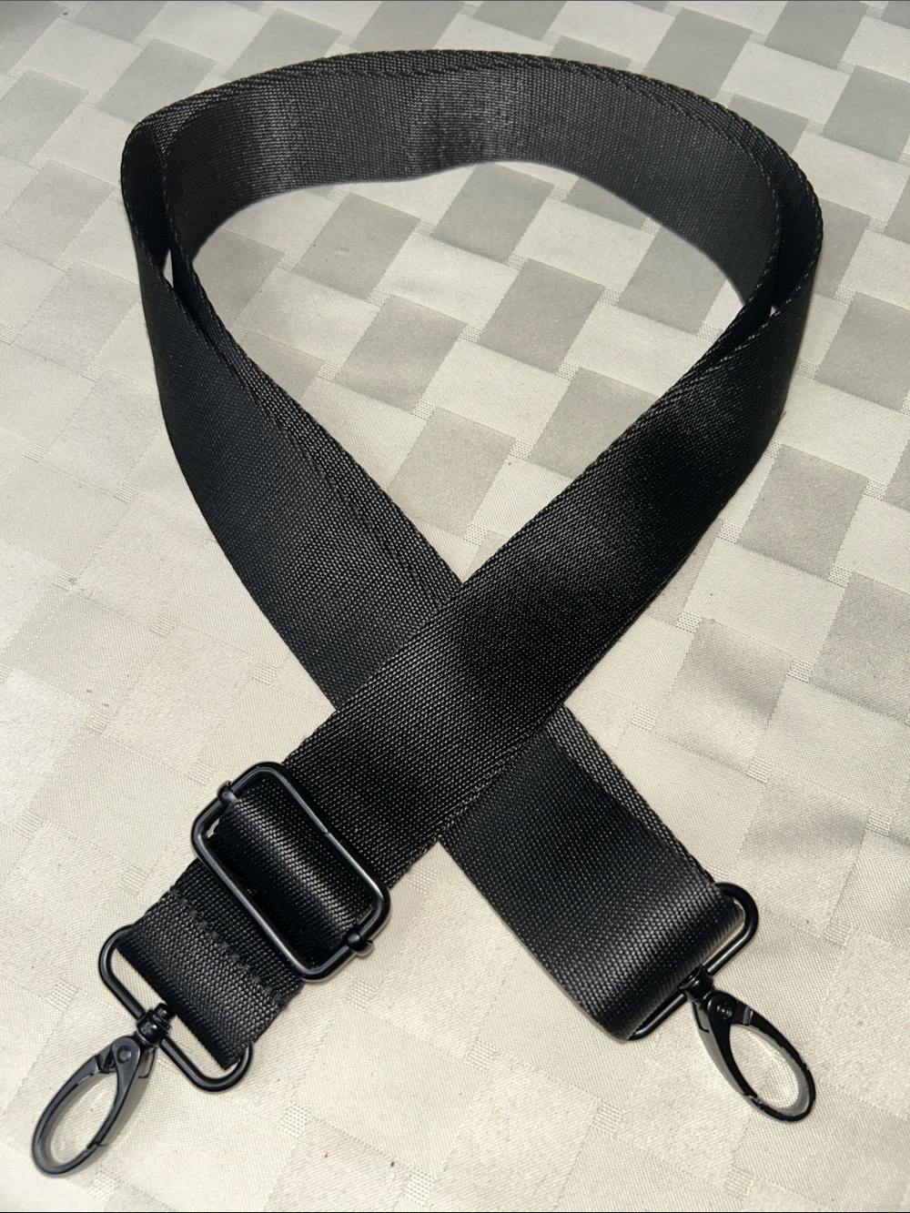 Black Adjustable Replacement Bag Strap